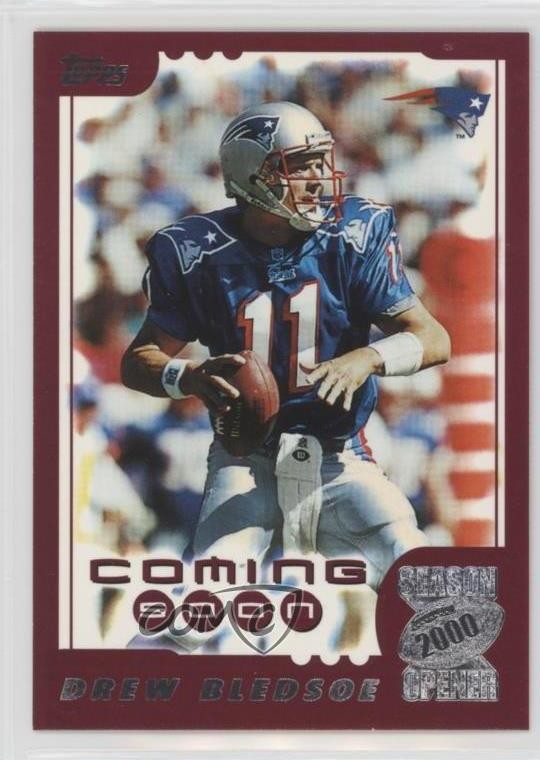 2000 Topps Season Opener Coming Soon Drew Bledsoe #186 0q3