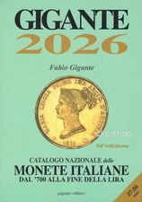 CATALOGO GIGANTE MONETE ITALIANE 2026 nuovo a colori