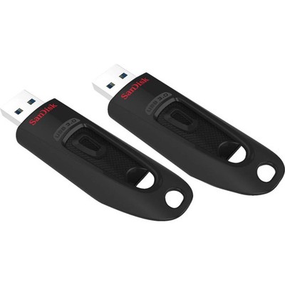 SanDisk 2er Pack Ultra - 64 GB USB-Flash-Laufwerk Schwarz USB 3.0