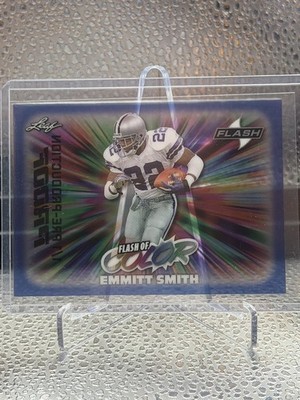 2025 Leaf Eclectic Flash EMMITT SMITH #1/1 Flash Of Color Pre-Production Proof