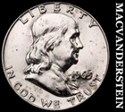 1963-D Franklin Half Dollar-Choice Gem BU Splotchy No Reserve #G8627