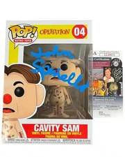 John Spinello signed Funko Pop Creator Cavity Sam Operation JSA Authentication