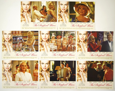 THE STEPFORD WIVES  Compl. SETof8 Movie Lobby Cards 2004 NICOLE KIDMAN BRODERICK