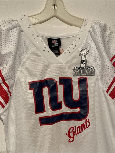NWT Reebok NFL New York Giants Eli Manning #10 Superbowl XLVI Shirt Womens 2XL - Picture 5 of 9