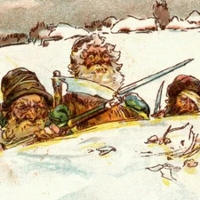 c1914-18 Russian Military Art (Not a Postcard) "Defenders of the Home" 