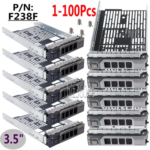 3.5" HDD Caddy Tray f. Dell R720 R710 R730 R510 R410 T330 T610 F238F G302D X968D