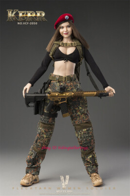 VERYCOOL VCF-2050 Flecktarn Women Soldier KERR 1/6 Action
