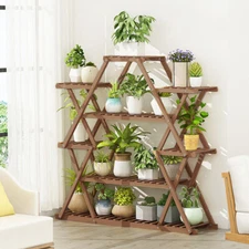 Extra Large Plant Stand Multi Tier Flower Rack Bonsai Shelf Outdoor Indoor Patio