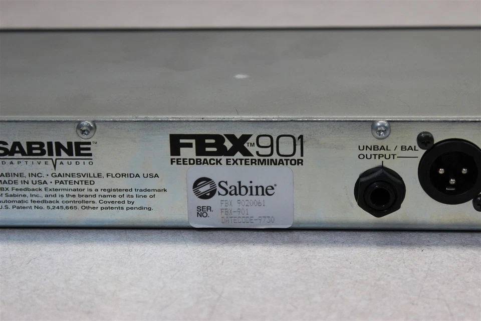 Sabine Adaptive Audio FBX-901 Feedback Exterminator - Image 3 of 3