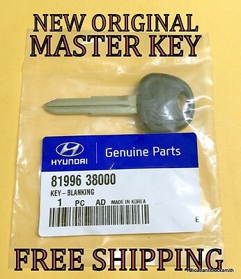 For Hyundai Sonata 2000-2004 Santafe 2000-2005  OEM Key Blank Uncut 8199638000