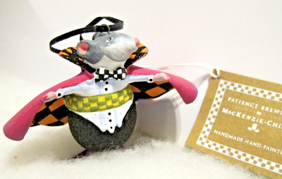 Patience Brewster Mouse Mr Ratula Courtly Check Vampire Krinkles Figure Ornament