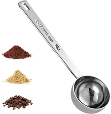 2 Tablespoon Stainless Steel Coffee Scoop - Perfect Measuring Spoon for Ground
