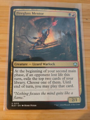 MTG Fireglass Mentor 0213 Bloomburrow M/NM kostenloser Versand im Vereinigten Königreich