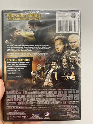 Tropic Thunder DVD - BRAND NEW SEALED (Tom Cruise Cameo) Comedy