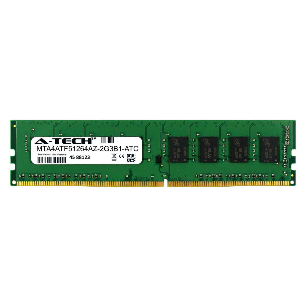 4GB DDR4 PC4-19200 DIMM (Micron MTA4ATF51264AZ-2G3B1 Equivalent