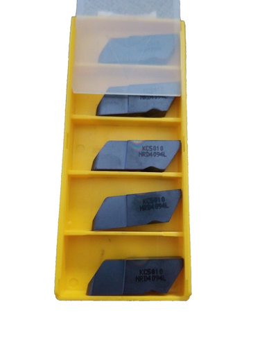 Kennametal NRD 4094L KC5010 Top Notch Grooving Inserts Genuine - Picture 2 of 3