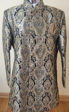 Heavy Designer Wedding Indian Pakistani Churidar Mens Sherwani Kurta Bollywood