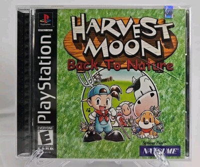 Harvest Moon: Back to Nature (Sony PlayStation 1) PS1 Black CIB Brand New Sealed