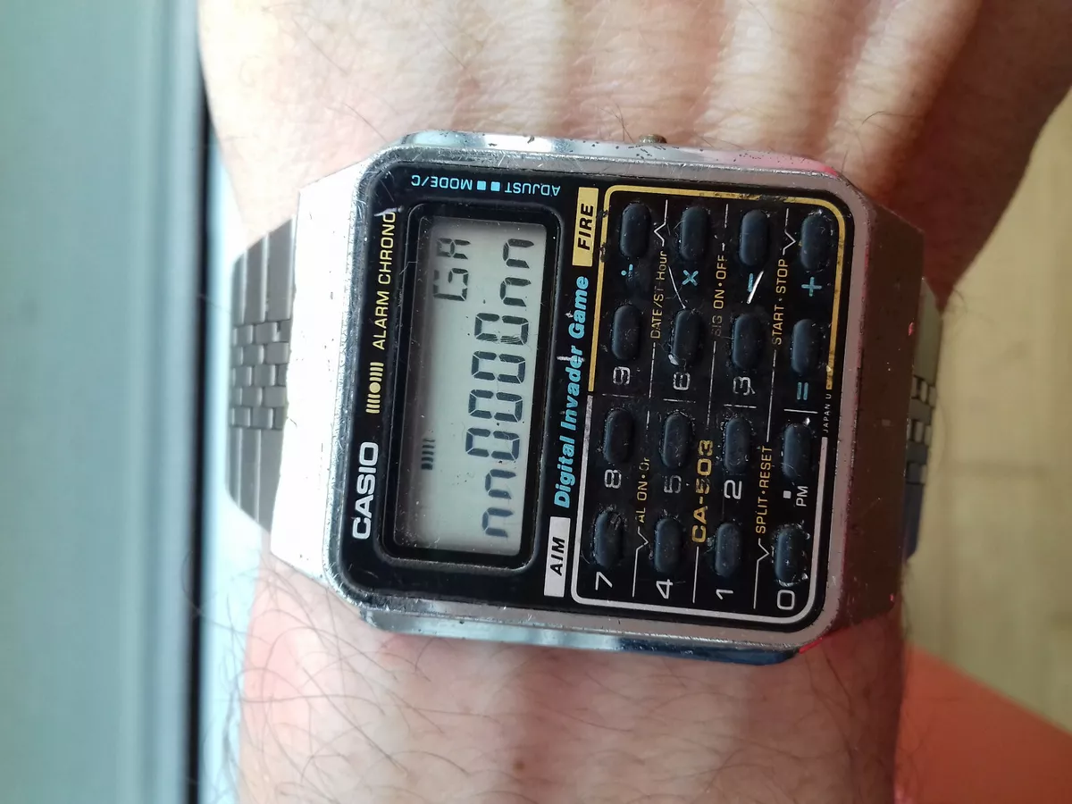 Casio game watch clearance ebay