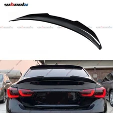 Duckbill Trunk Spoiler PSM Style For Infiniti Q50 2014-2024 Carbon Fiber Painted