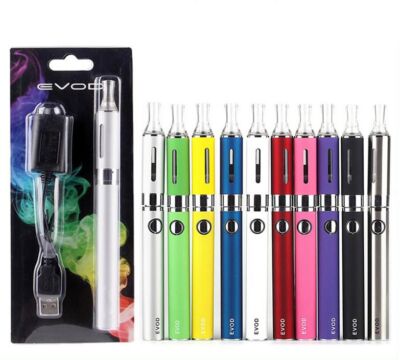 Top Electronic vape e cigarette shisha vaporizer pen MT3 Evod battery +  Charger