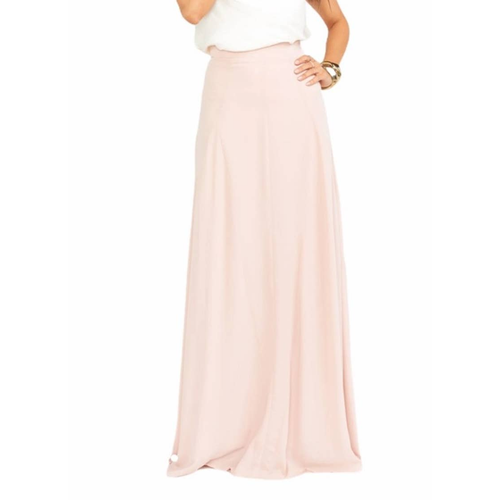 Womens Show Me Your Mumu SMYM Princess Di Maxi Ballgown Skirt Dusty Blush Medium