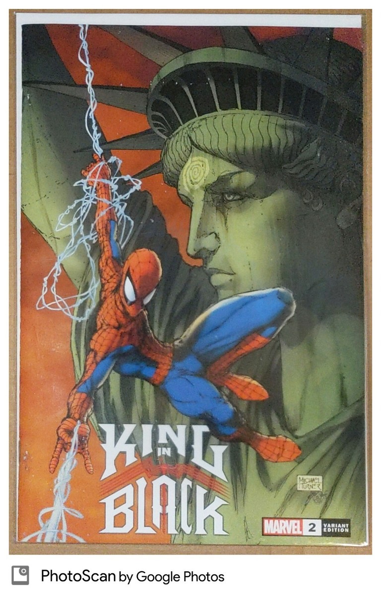 MARVEL KING IN BLACK #1 KIRKHAM TRADE DRESS KNULL VENOM and MARVEL KING IN BLACK #1 KIRKHAM TRADE DRESS KNULL VENOM and
