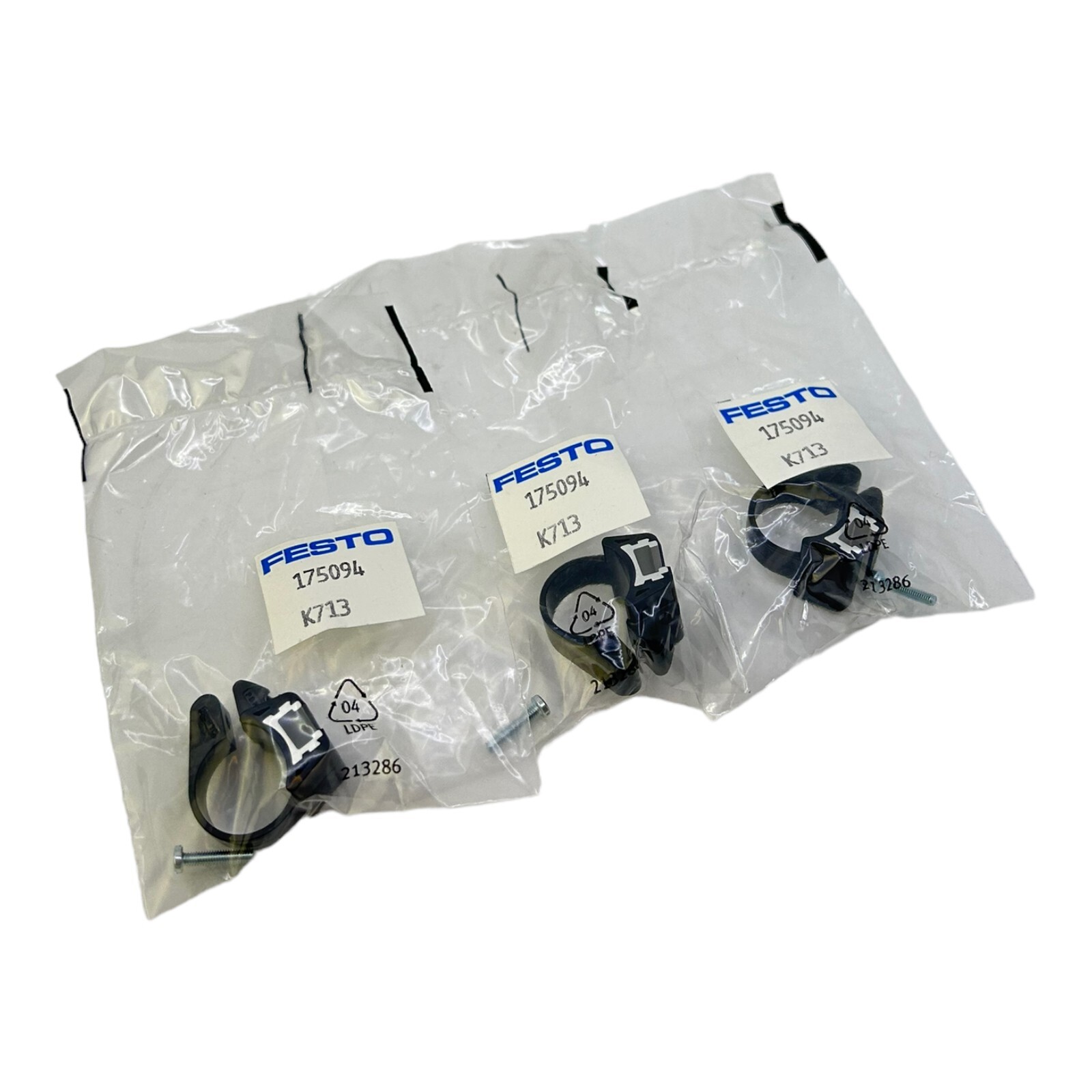 Festo 175094 Mounting Kit SMBR-8-16 Pack of 3