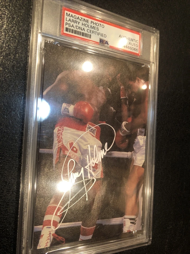 Larry Holmes Signed Autographed Cut Magazine Photo PSA/DNA - Image 2 of 4