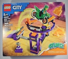 LEGO 60359 City Stuntz Dunk Stunt Ramp Challenge Building Toy Set 144 Pieces NEW