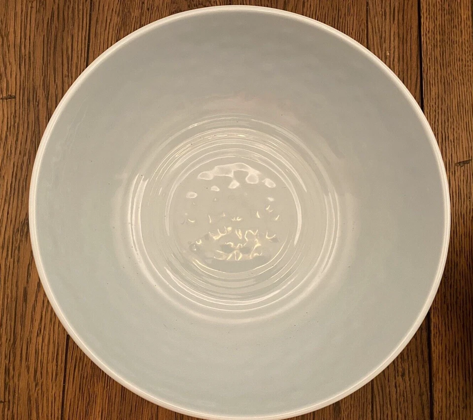 Nautica Home Melamina 5 Piezas Ensalada Set Cuencos 1 lg 4 sm Aqua White Waves Informal Foto 4 de 4