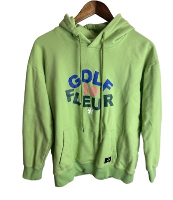 Converse x Golf Le Fleur Tyler The Creator Green Hoodie Men's Medium | eBay
