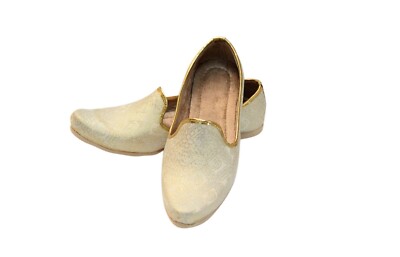 Mens Groom Punjabi Jutti Khussa Mojari Indian Pakistani Slip On Shoes  Art-LR 03 UK