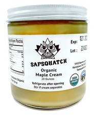 Sapsquatch Organic Maple Cream - Pure Maple Cream Butter Spread