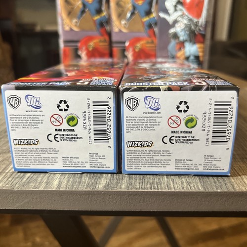 5 Packs, DC HeroClix Justice League Booster Pack W/ 5 Miniatures, NEW & SEALED - Picture 8 of 8