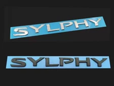 Chrome SYLPHY LOGO FOR NISS-AN REAR TRUNK LETTERS NAMEPLATE BADGE EMBLEM