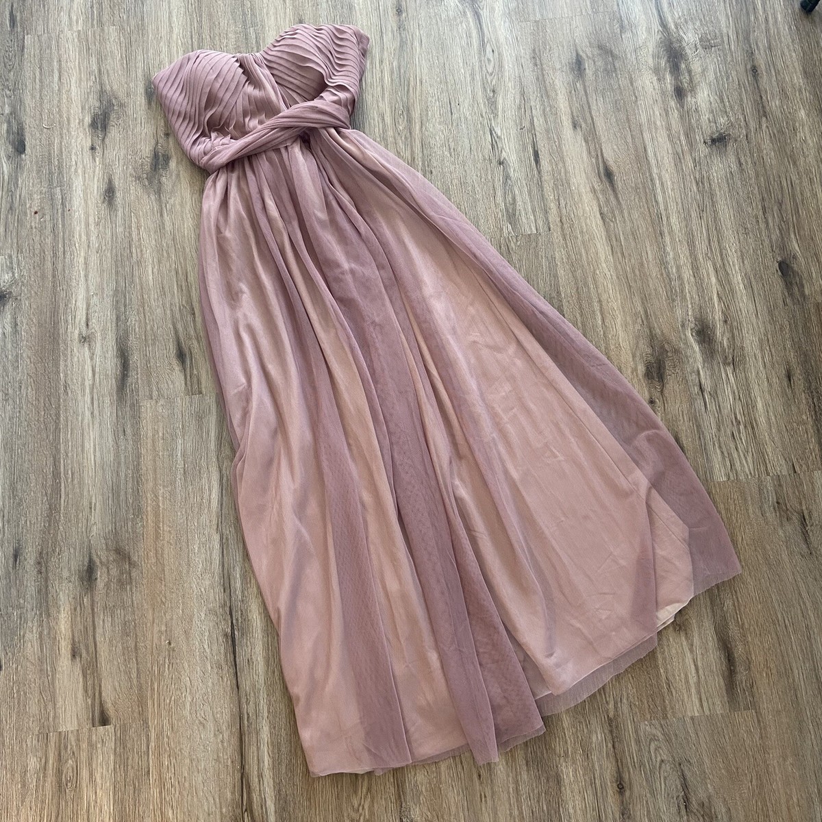 bridesmaid dresses maxi dress Sexy Long Chiffon Lace Bridesmaid Dresses Pink Wedding Party Dress  TANYA  BRIDAL