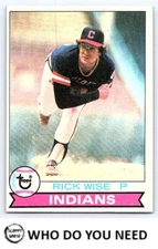 Rick Wise  1979 Topps  #253  SKU100332 FOR COND. SEE PICS