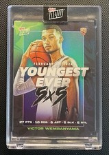 2024 Topps Now #VW-2 Victor Webanyama Youngest Ever 5x5 RC