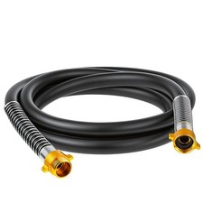 Garden Hose 5/8"x 10ft 4Layer Heavy Duty Water Hose 800 Burst PSI Black