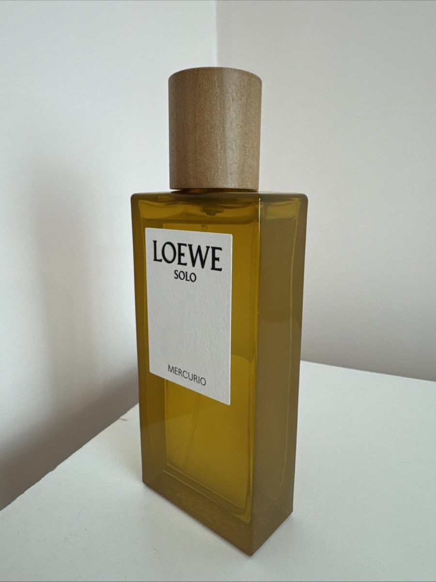 LOEWE Solo MERCURIO Eau de Parfum Men's 3.4oz/100ml NEW (T) White