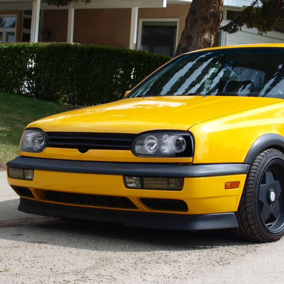 Smoke Projector Headlights Fits 1993-1998 Volkswagen Golf MK3 Lamps Left+Right - Imagem 2 de 4