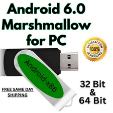 Android Marshmallow 6.0 x86 for PC Boot FAST Linux Install Live 32 Bit & 64 Bit