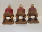 VINTAGE DIMESTORE AUBURN RUBBER TOYS FOOTBALL PLAYERS A43 & A45 IN RED UNIFORMS — photo 10