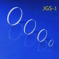 Ultraviolet Quartz Glass Disc Fused Silica High Light Transmission Glass, JGS1