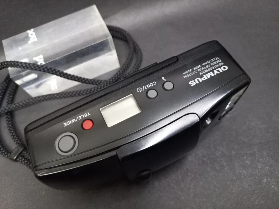 Cámara vintage Olympus AF-1 TWIN, cámara Olympus años 90, apuntar y disparar Foto 4 de 4