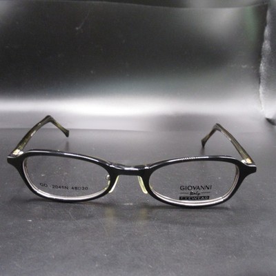 Giovanni Italy GO-2045N Black Full Rim Eyeglass Frames 48-20-140