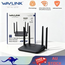 WAVLINK BE3600 Wi-Fi 7 Router 5G Gaming Router Advanced VPN up to 1700 sq.ft