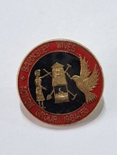 N.U.M Womens Group Enamel Pin Badge Barnsley Wives Action Group 1984/85