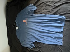 Comfort Colors Syracuse University Orange Football T-Shirt Men’s Medium Blue